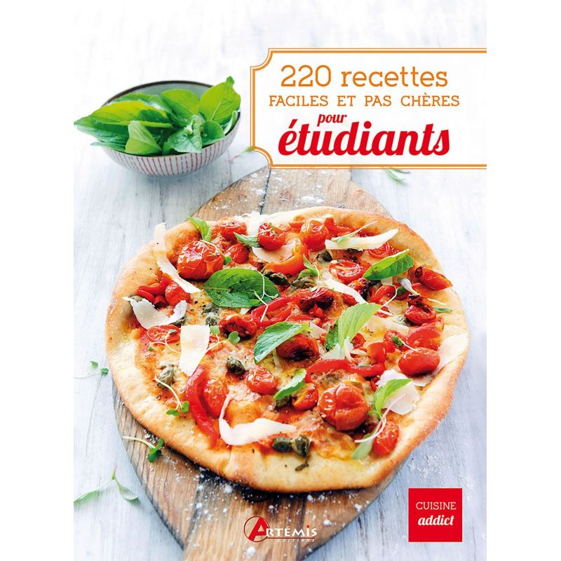 LIVRE 220 RECETTES FACILES ET PAS CHERES POUR ETUDIANTS